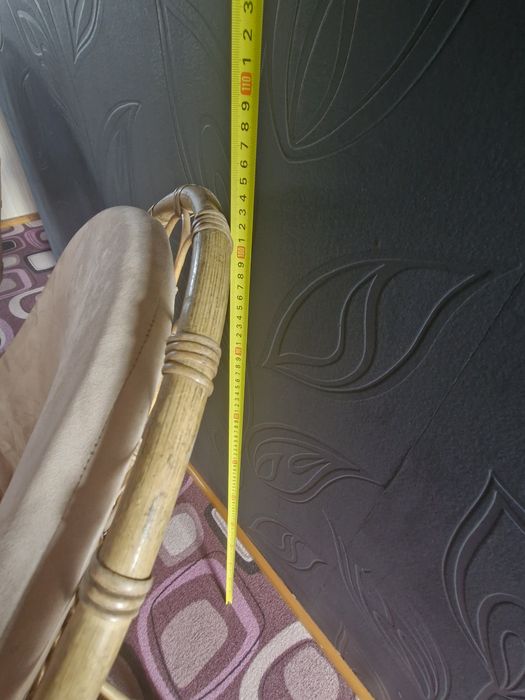 Zestaw mebli ogrodowych 4 fotele ratanowe beżowe siedziska stolik