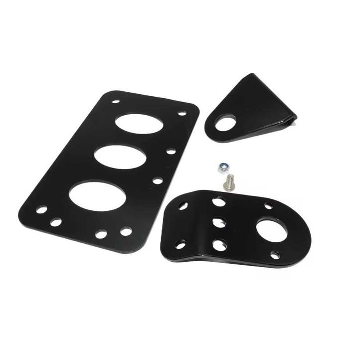 Farolim traseiro 12V suporte matrícula lateral - chopper bobber