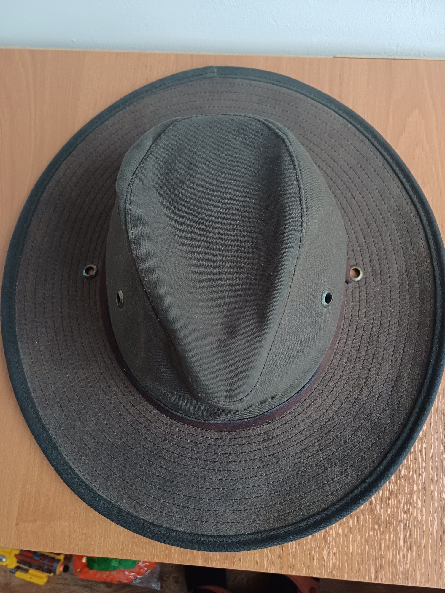 Винтажная шляпа STETSON ( оригинал) вощеный котон 54-55 см