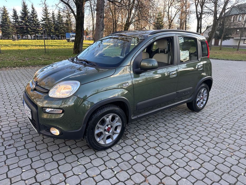 Fiat Panda 1.3Multijet 75KM 4x4 100%Bezwypadkowy Climatronic Mały Oryg Przebieg