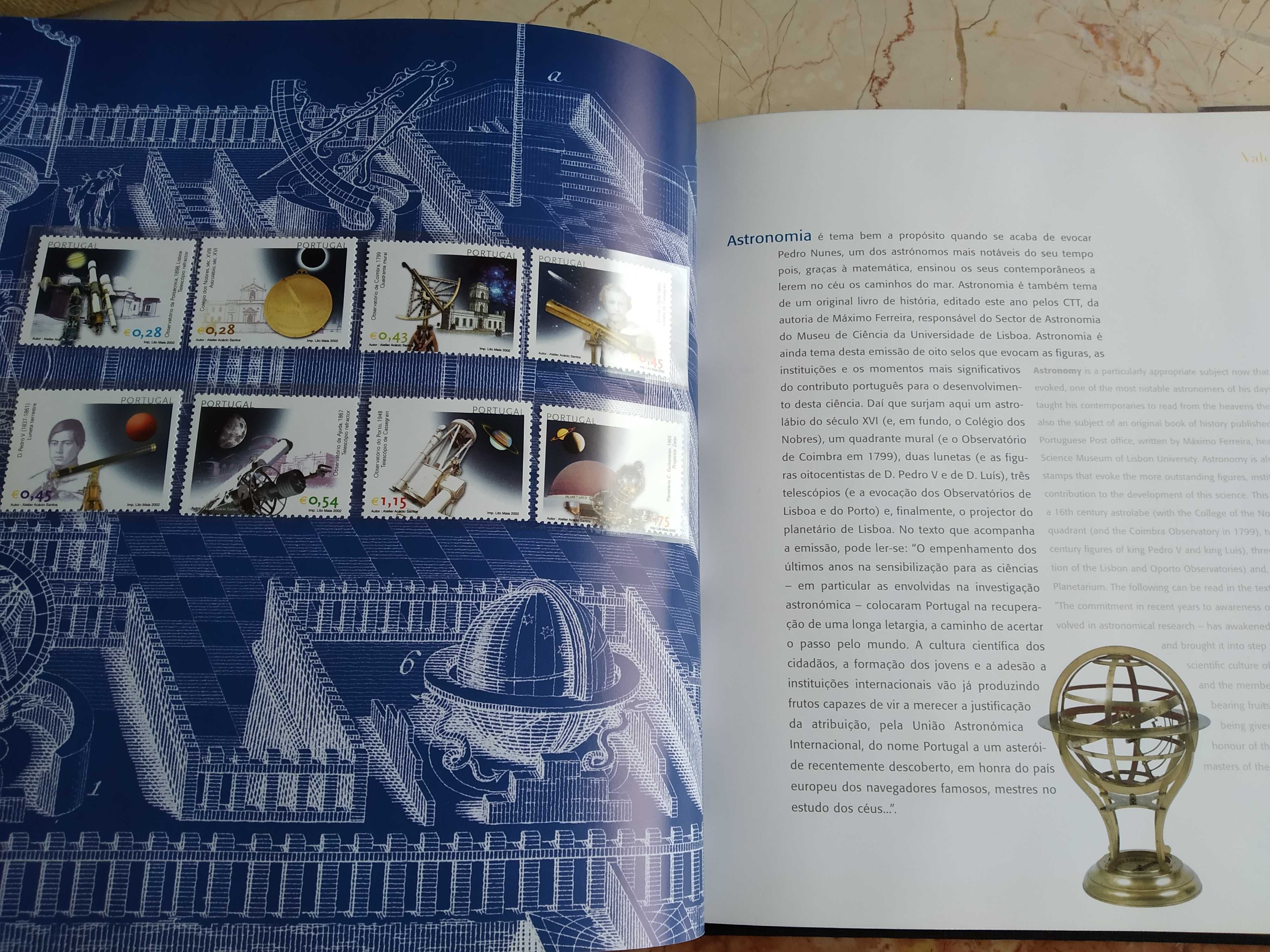 Livros coleção Portugal Macau Selos Sabores Lusofonia