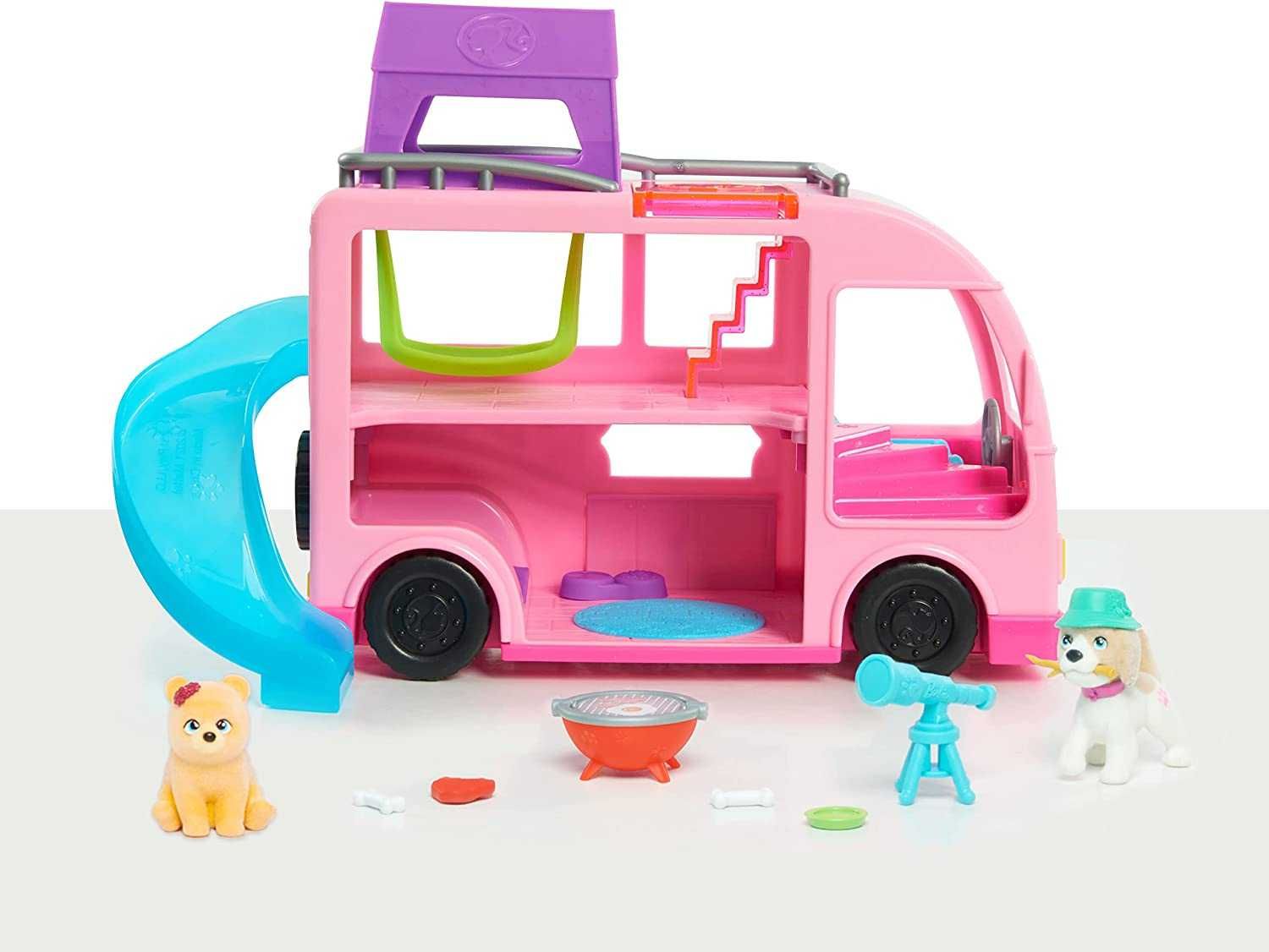 Barbie Pet Camper 63717 Just Play Барбі Лялька Кемпер з цуценятами