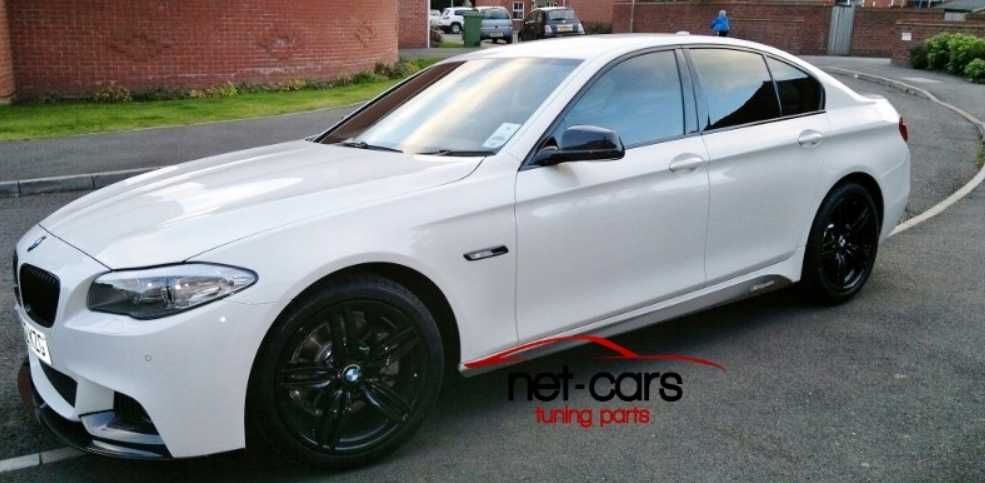 Naklejki na listwy progowe Mperformance BMW F10 M M5 czarne białe