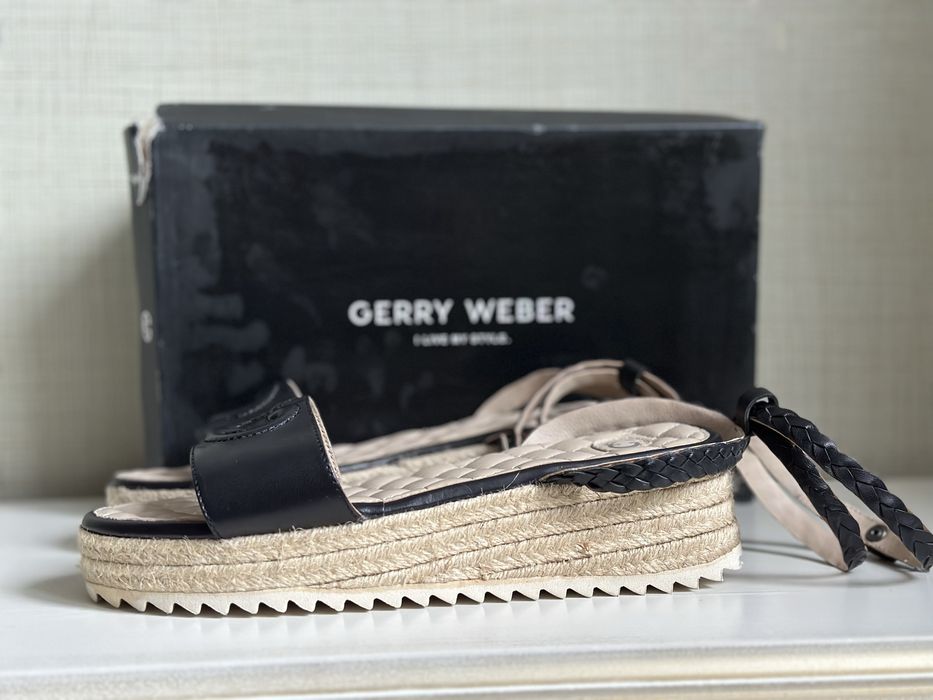 РОЗПРОДАЖ | Нові босоніжки, GERRY WEBER, натуральна шкіра,38, 39, 40