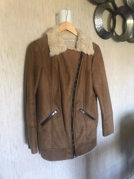 Casaco suede Stradivarius