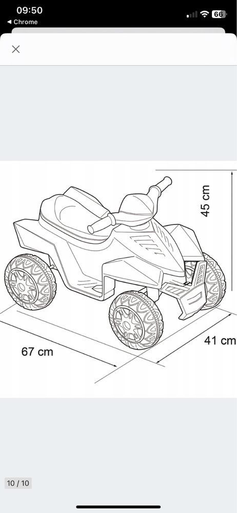 FEBER Quad na Akumulator 6V Racy