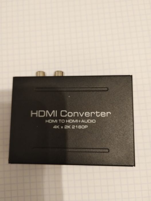 Ekstraktor HDMI do HDMI+audio ARC Adapter Konwerter SPDIF lub R/L