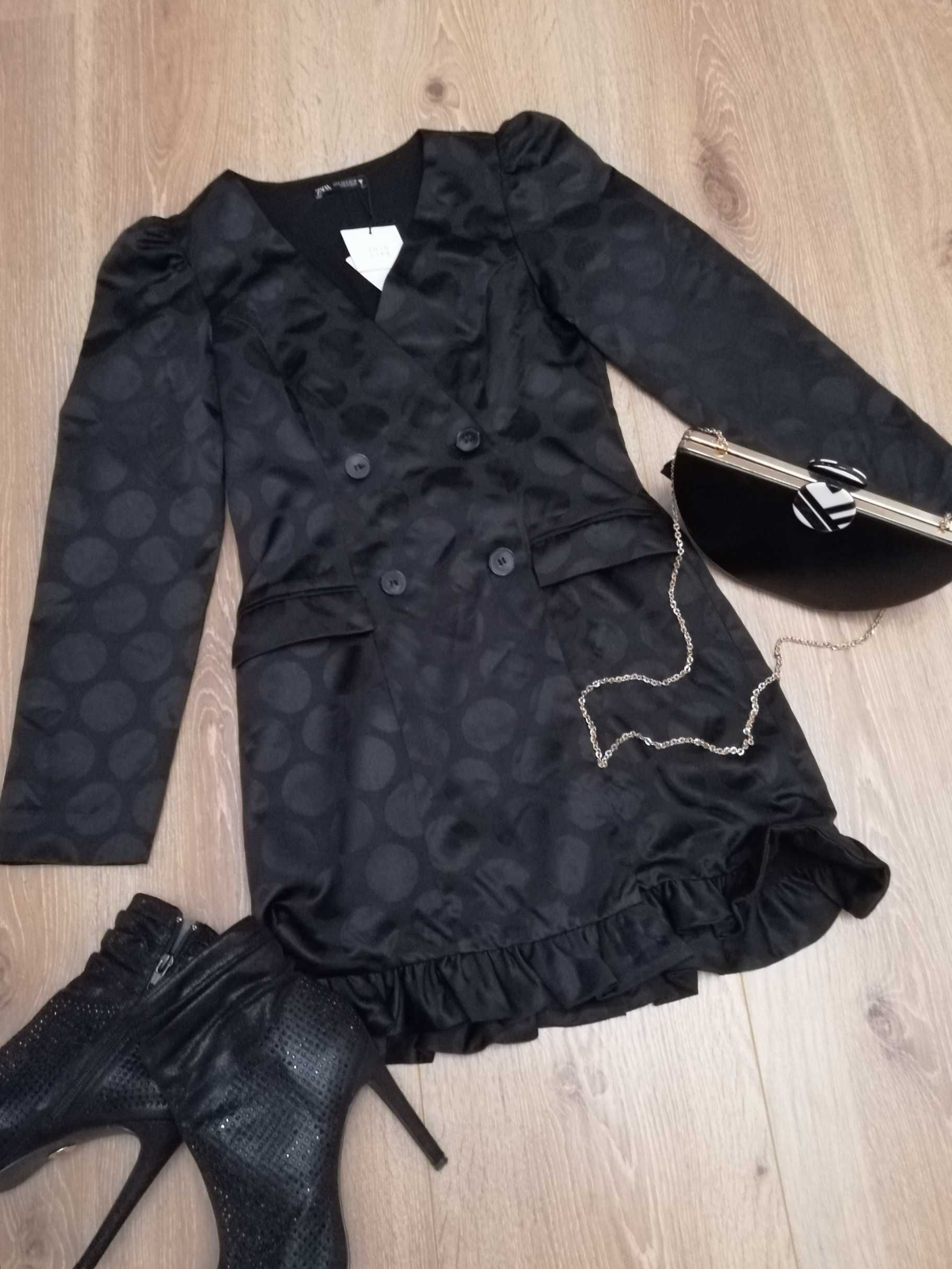 Sukienka (krój marynarki) Zara r S