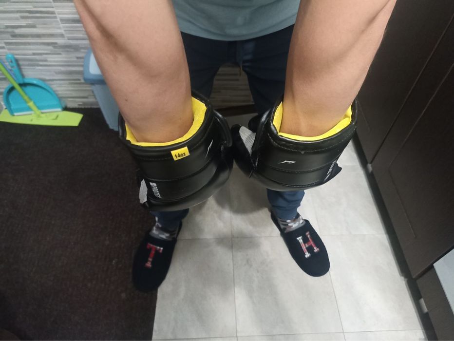 Боксерські рукавиці Everlast protex2, перчатки для бокса