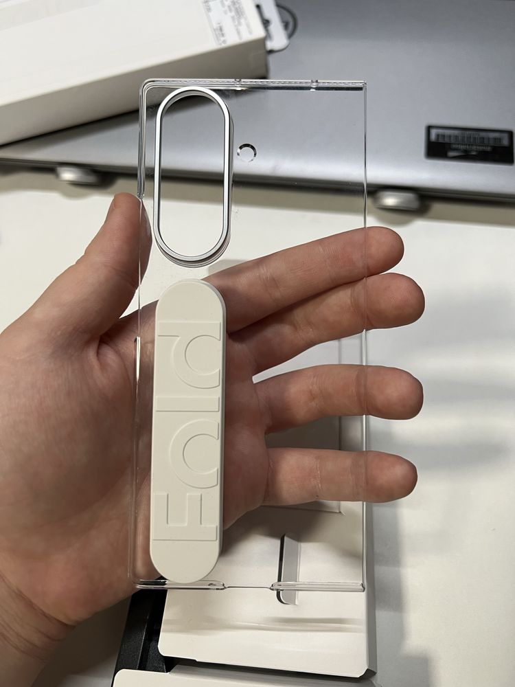 Galaxy fold 7 clear grip case