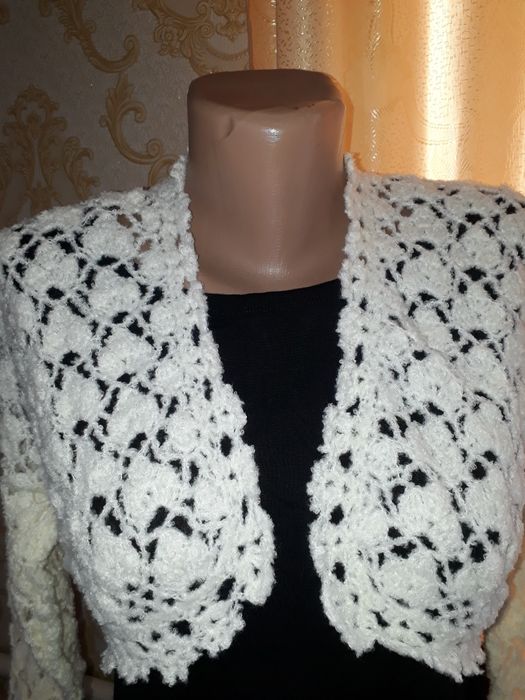 Болеро ручной работы (крючком). Размер 46-48