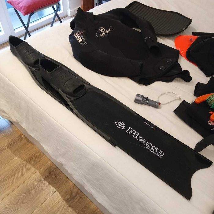 Conjunto completo para pesca submarina