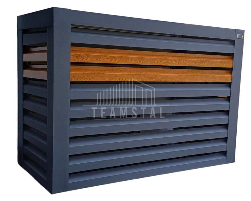 Osłona klimatyzatora - pompy ciepła 130x50x110 cm antracyt TS564
