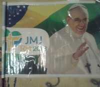 Flaga z Papieżem Franciszkiem SDM Rio 2013