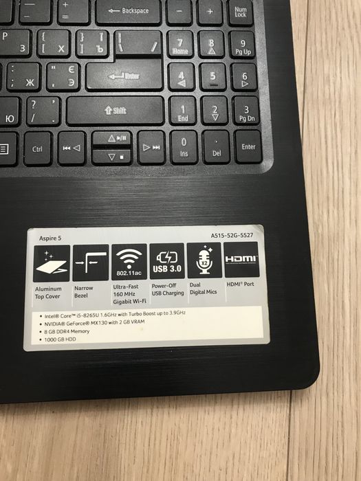 Ноутбук Acer a515-52g на запчастини