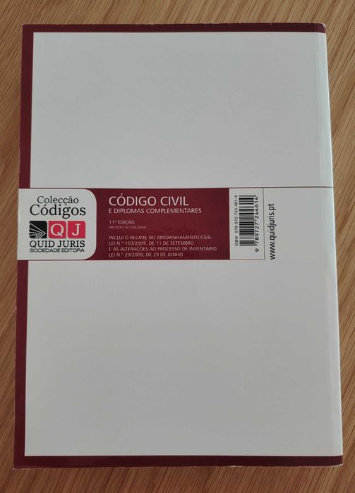 Livro Código Civil