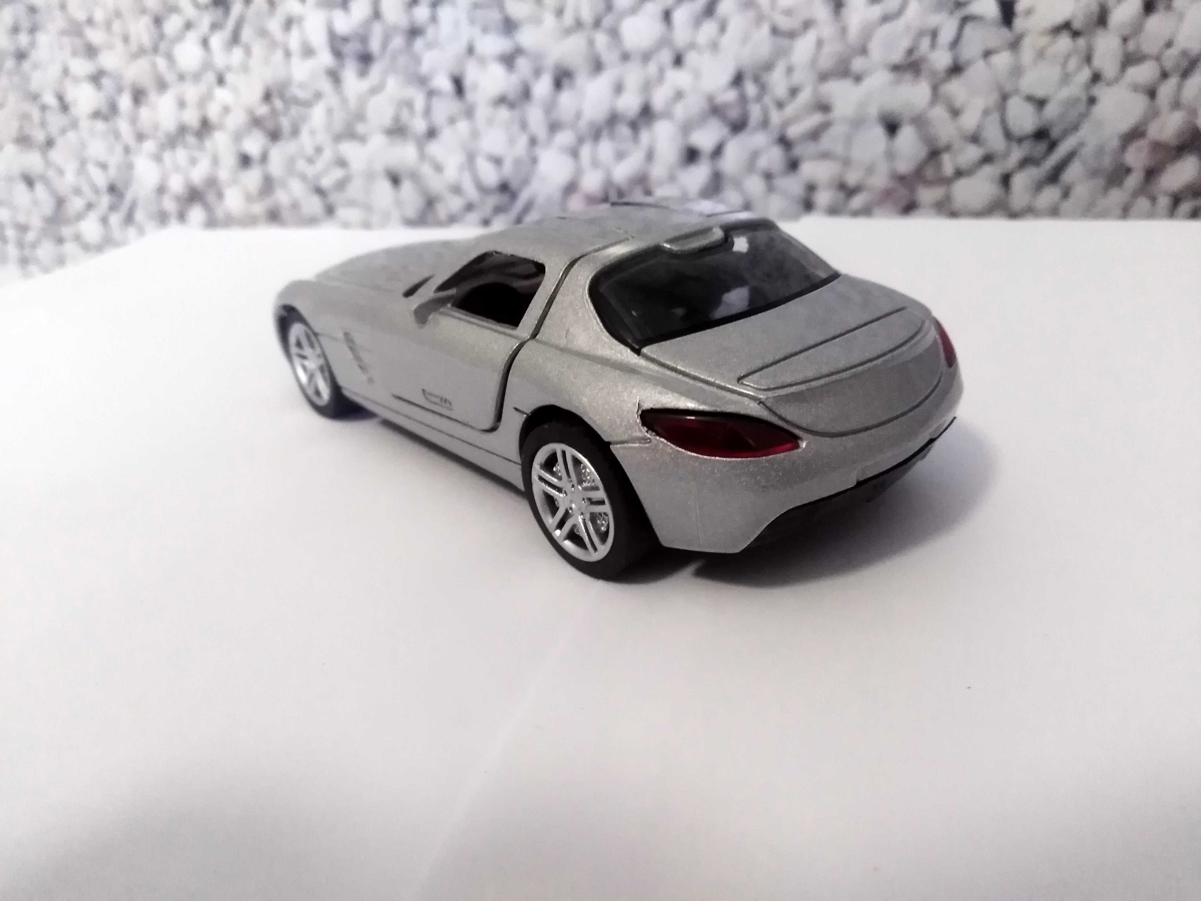 Мерседес mercedes-benz sls amg (2010) машинка металл