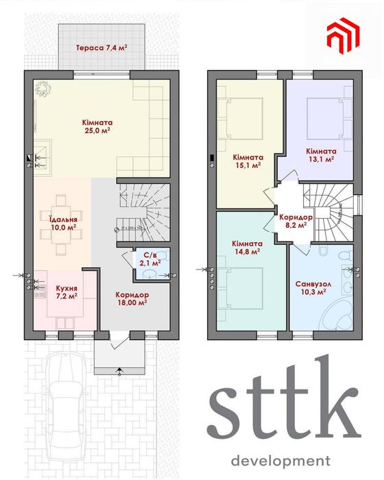 Таунхаус готовий до ремонту,поруч Калинової Слободи