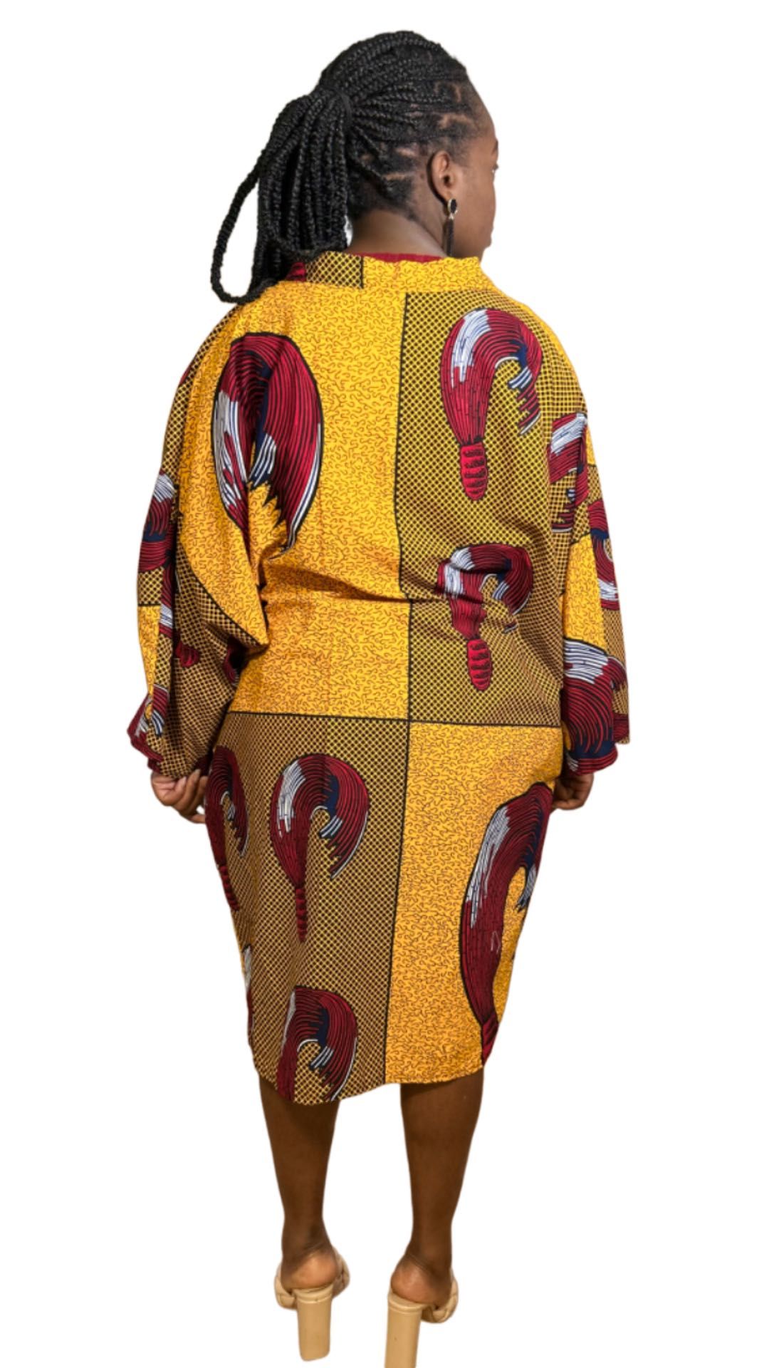 Roupa africana-Kimono