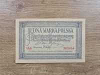 1 marka 1919 majowa IAS UNC 1 marka polska 1919
