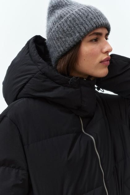 Пальто H&m пух/перо