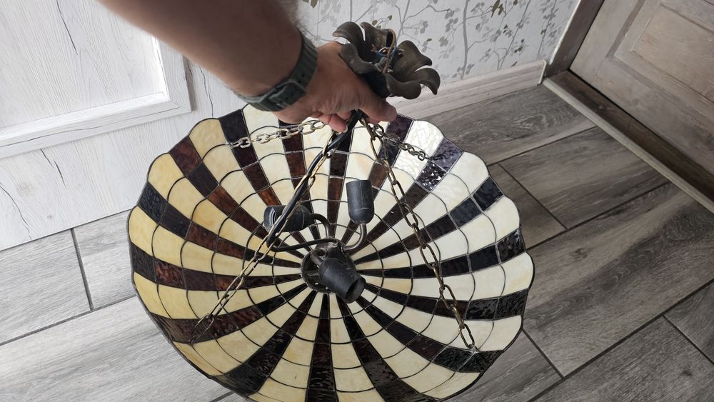 Plafon witrażowy Tifany