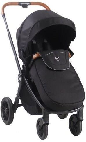 Wózek Muuvo Quick 2.0 Black Onyx 3w1 spacerówka gondola 0-3 lata