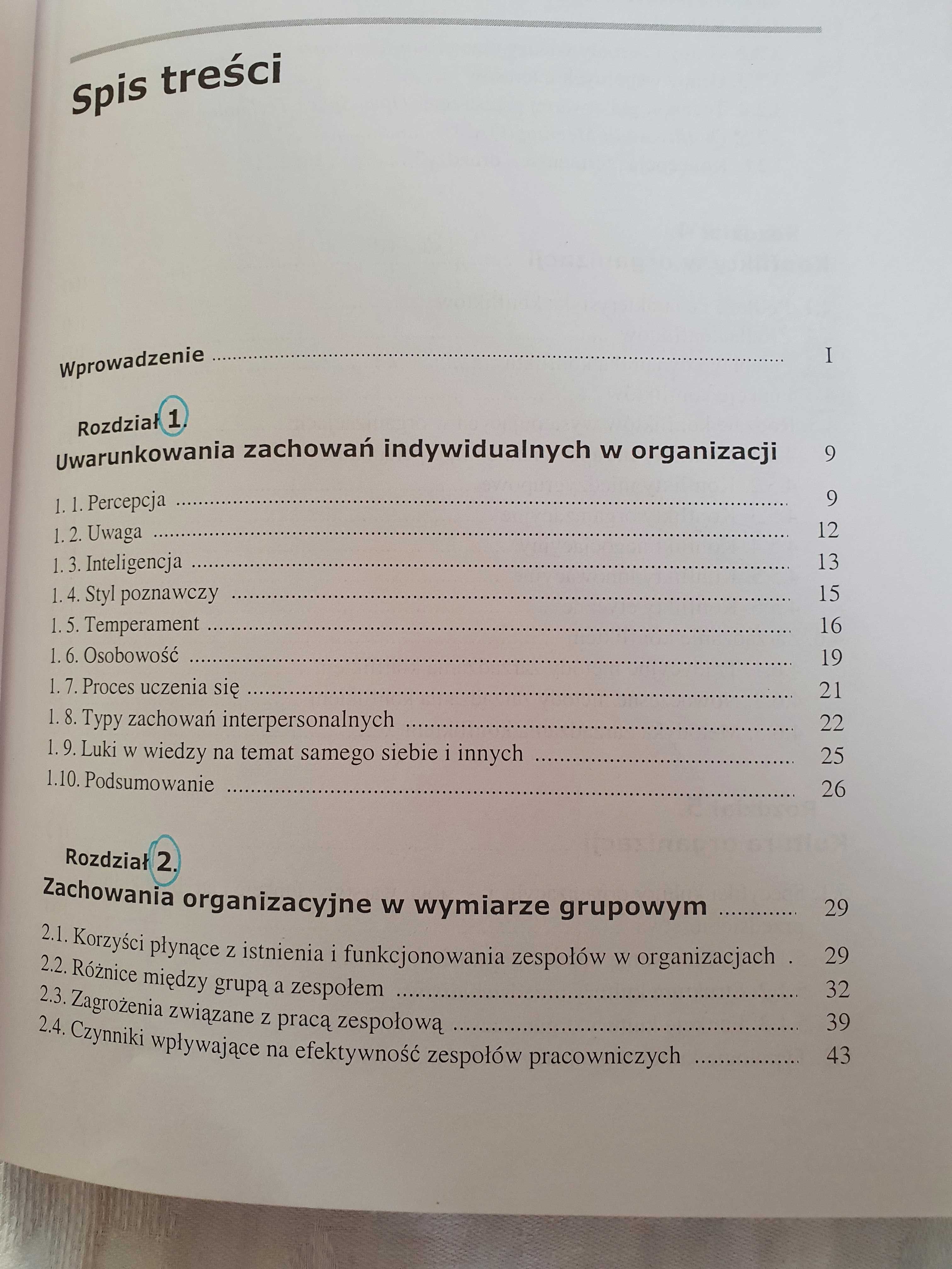 "Zachowania organizacyjne" Arkadiusz Potocki Praca zbiorowa