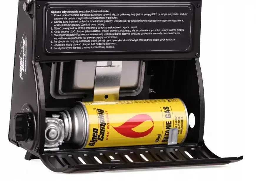 Газовий обігрівач-плитка Alpen Camping