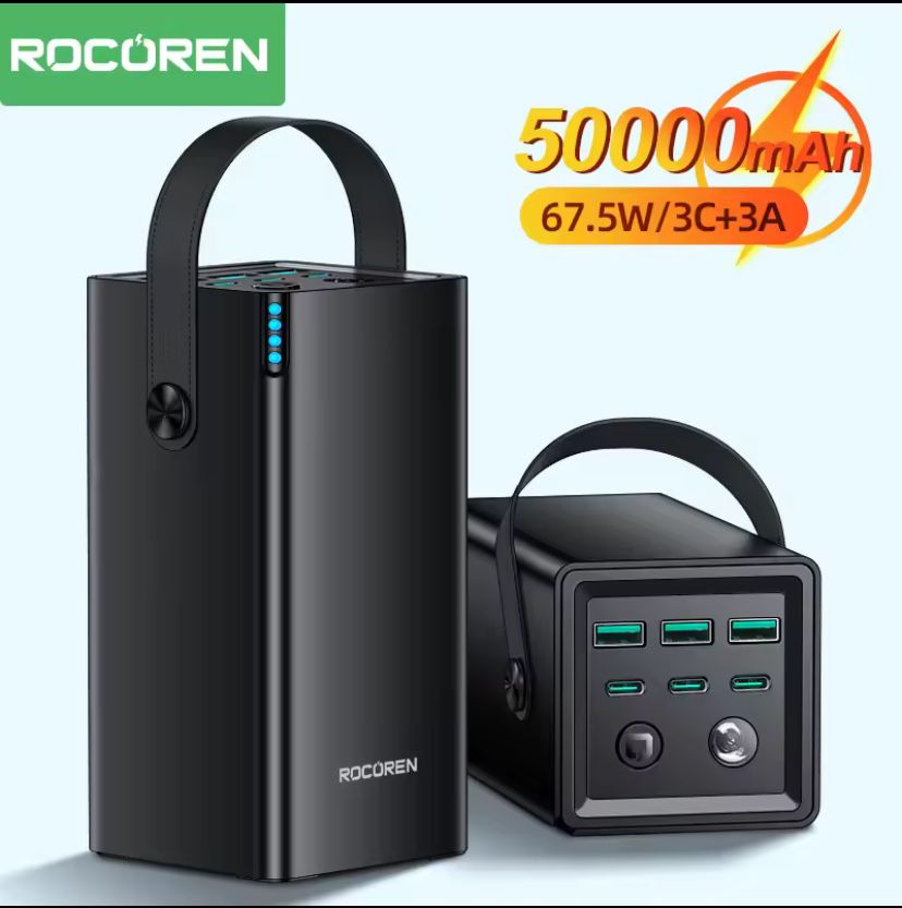 Rocoren 50000mAh Power Bank 67,5W (RCBP5W-67,5)