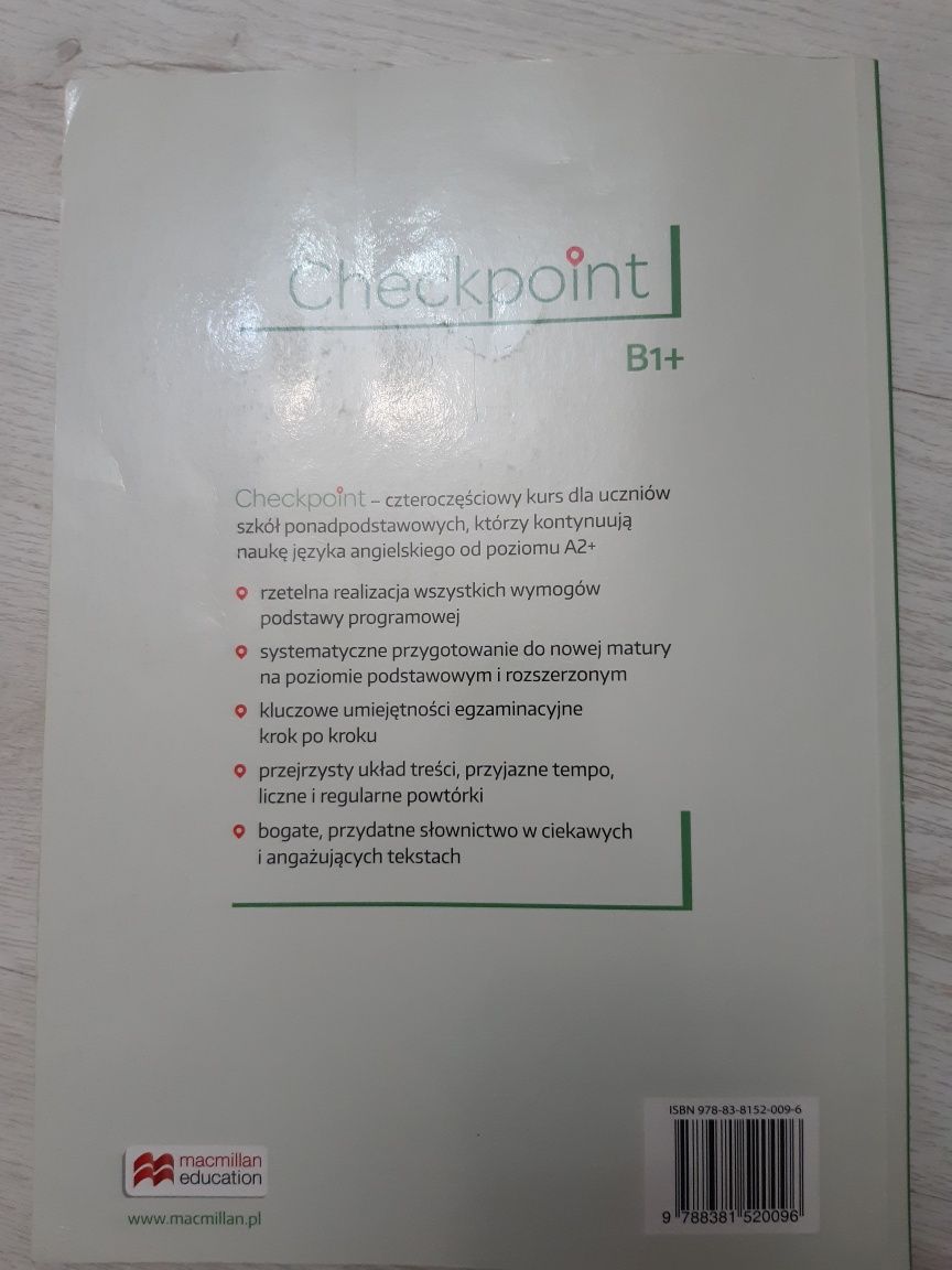 Checkpoint B1+ student Book
