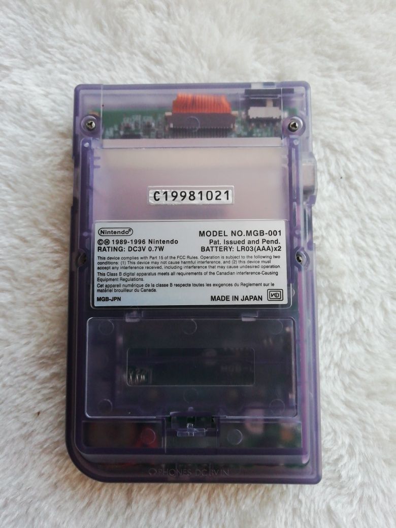 Game boy Pocket Clear Purple