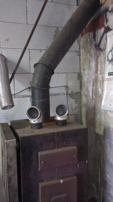Piec z nadmuchem do garażu.