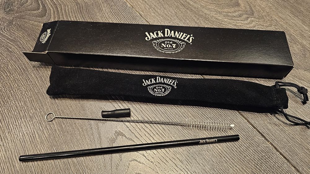 Jack Daniels Daniel's Słomka metalowa wielokrotnego użytku gadżet NOWA