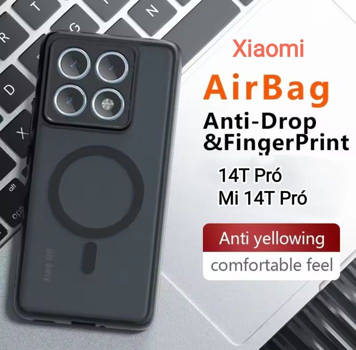 Capa Mate C/ Magsafe P/ Xiaomi 14T Pró / Xiaomi Mi 14T Pró -Nova- 24h