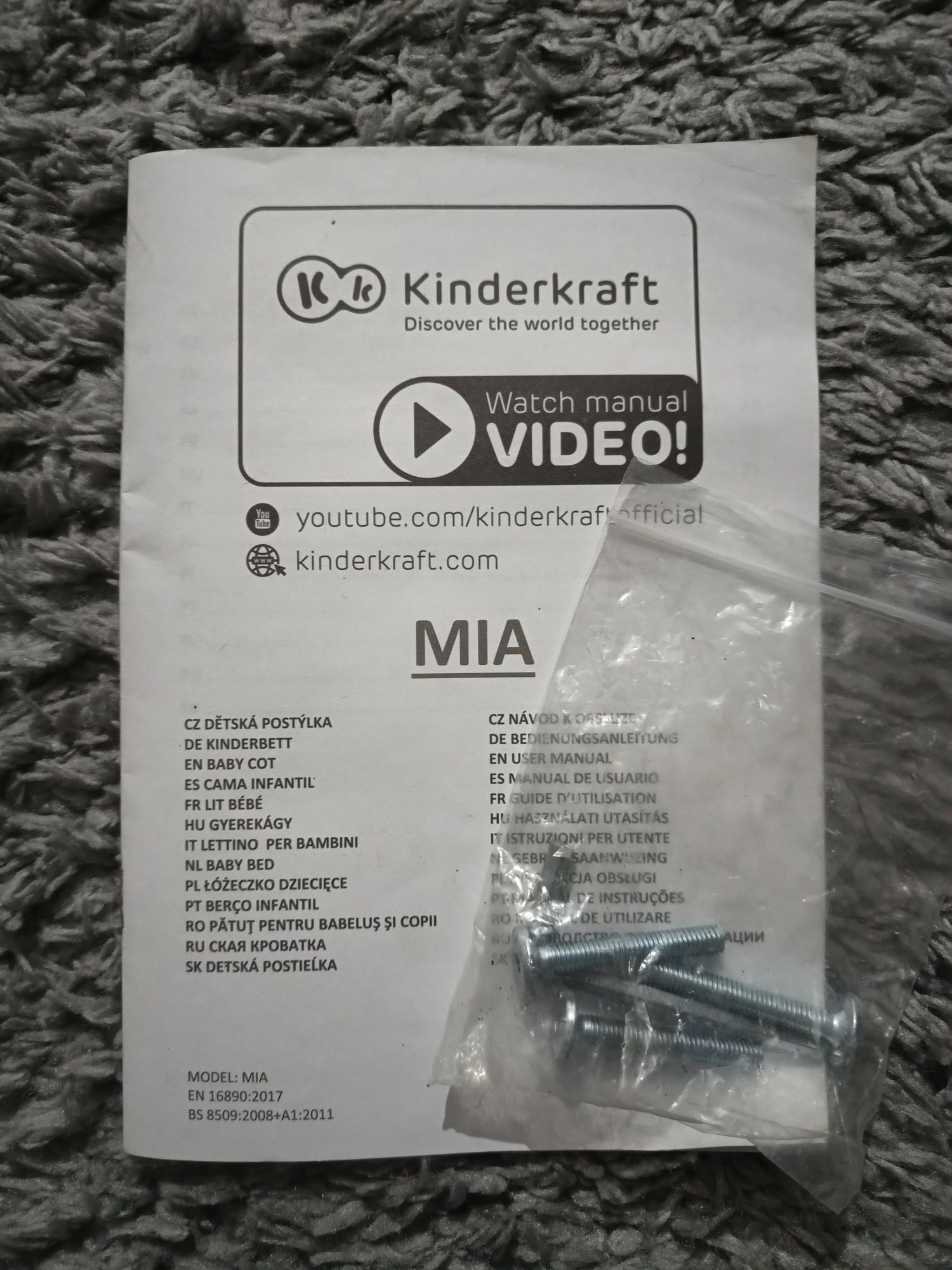 Łóżeczko Kinderkraft MIA