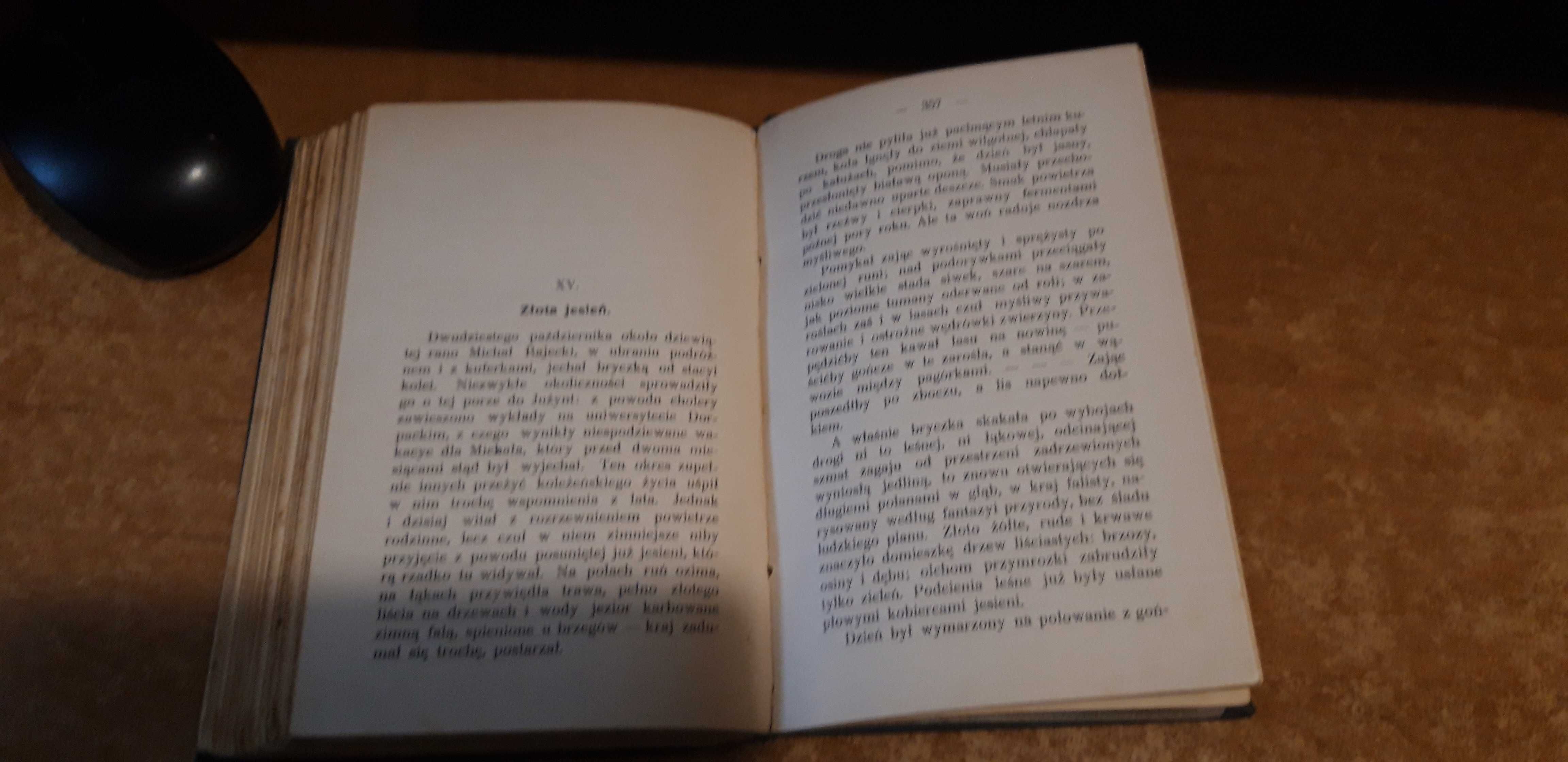 SOBÓL I PANNA. Cykl  Myśliwski -Weyssenhoff-1911,opr.,wyd.1