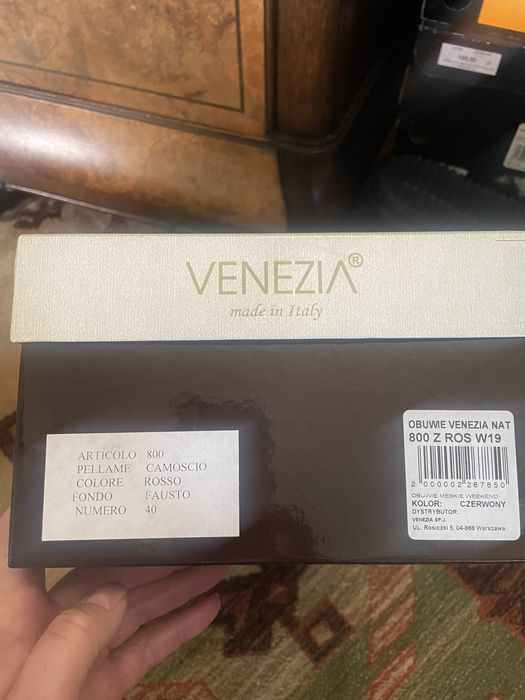 Mokasyny Venezia Made in Italy ozm.40