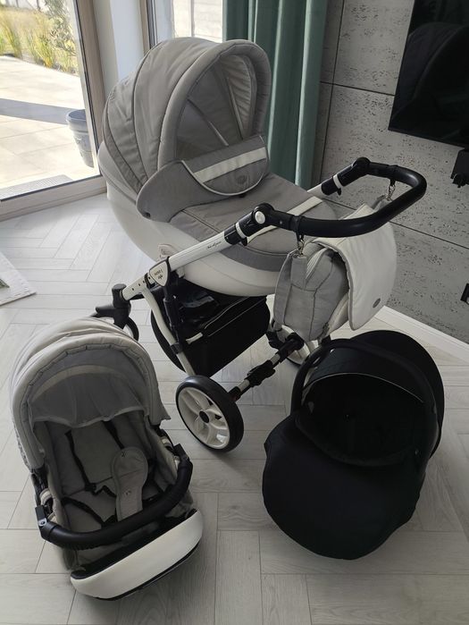 Wózek Baby Merc gondola + spacerówka + nosidełko