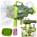 Pistolet do baniek mydlanych BAZOOKA Generator dla Dzieci + Płyn