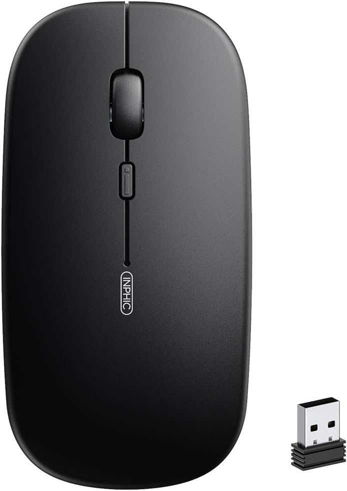 INPHIC PM1 Bezprzewodowa myszka mysz ultracienka 1600 DPI do komputera