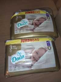 Dwa opakowania pampersy Dada Jumbo bag 3, 192 szt.