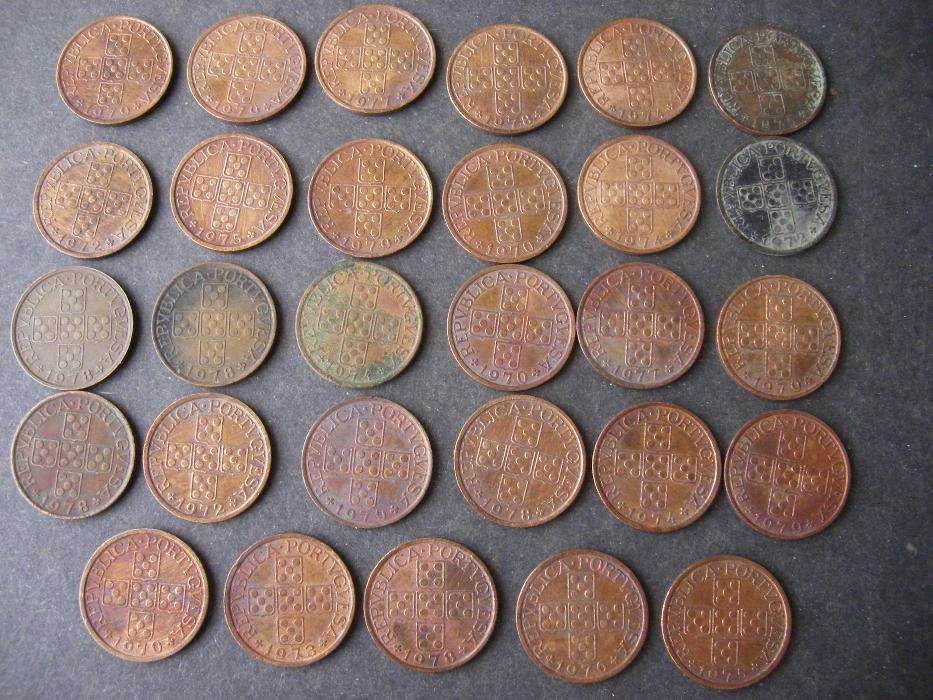 Moedas 50 centavos, anos 1970, 1972 a 1979