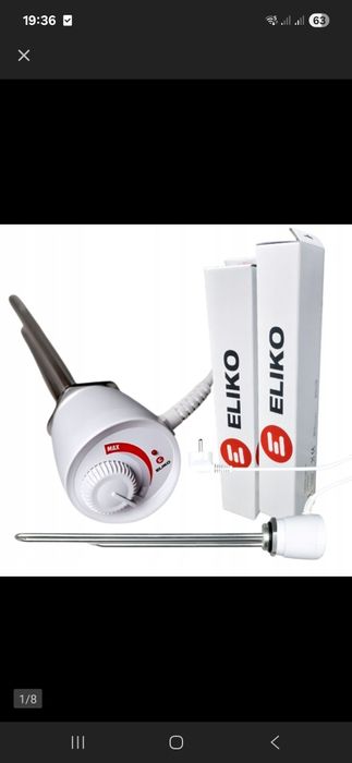 Grzałka do Bojlera 6/4 ELIKO 2kW Z Termostatem