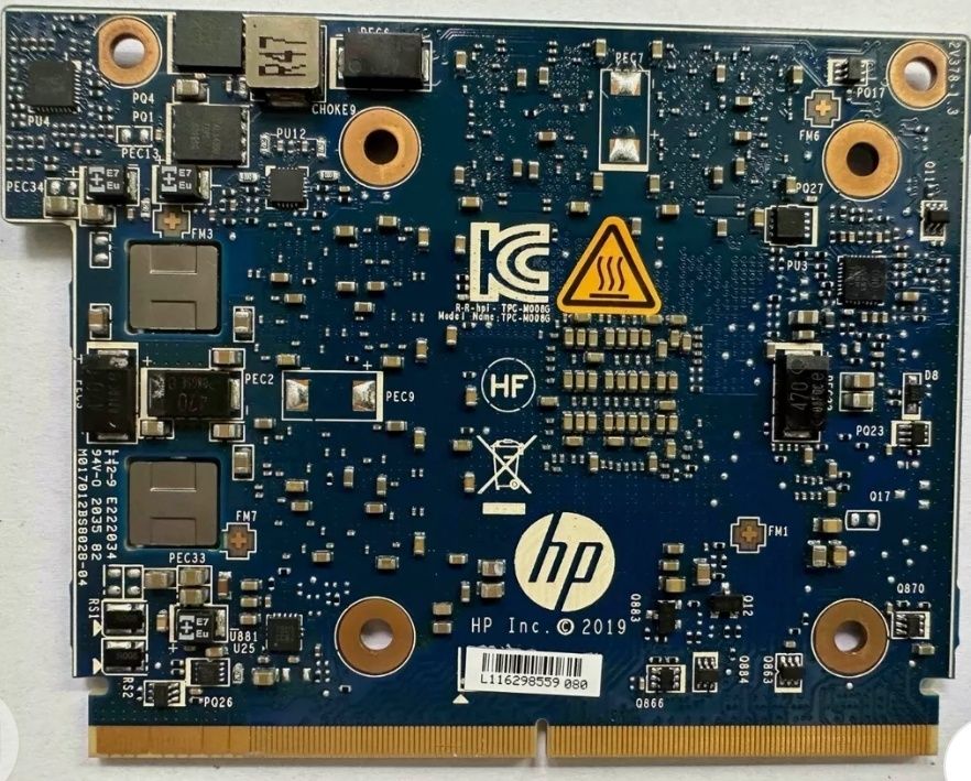Nvidia quadro T1000 MXM 3.0A HP Z2 mini G4 G5 G6 для апгрейду