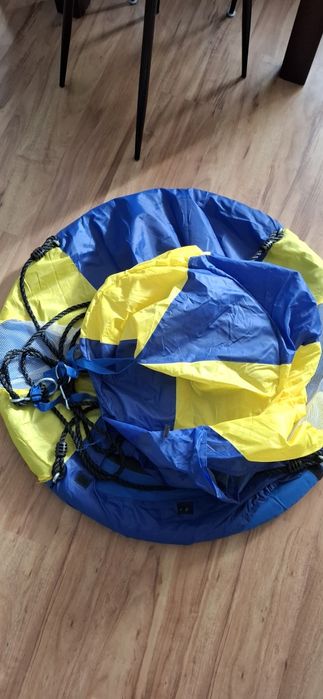 Bocianie gniazdo z namiotem,  huśtawka