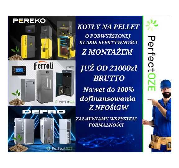 Kocioł Na Pellet - Klasa 5 - Sprzedaż - Montaż - Doradztwo