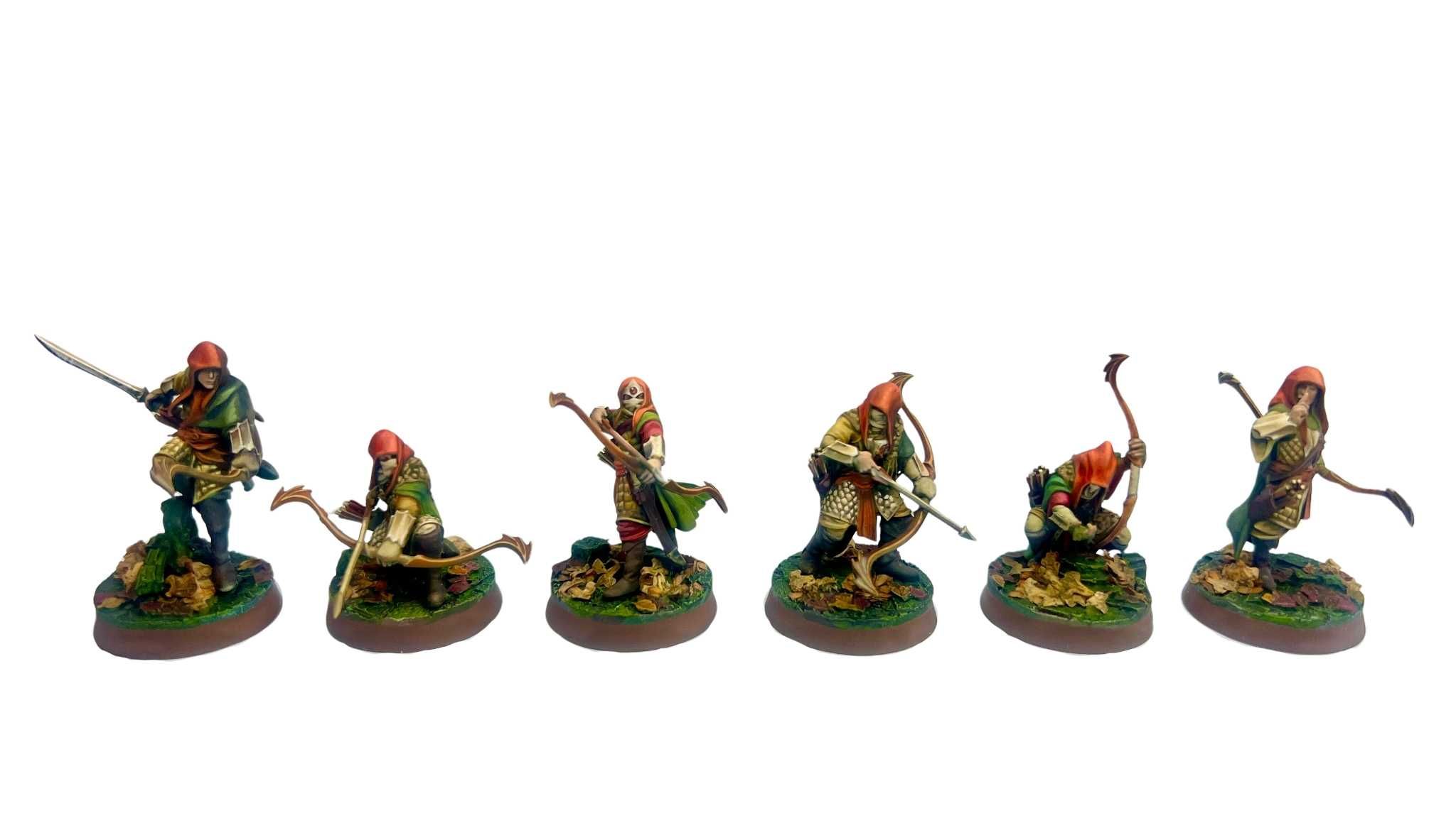 Shadow Warriors - pomalowana banda do Mordheim