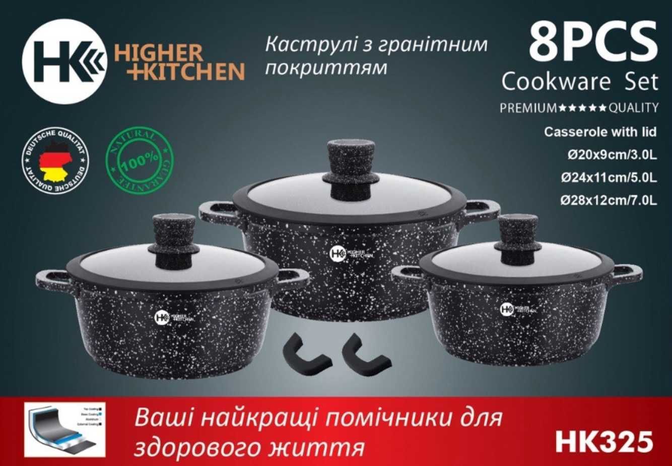 Набор посуды higher kitchen из гранита