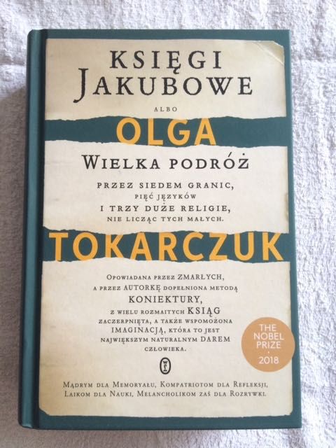 Olga Tokarczuk Księgi Jakubowe - autograf zdobyty osobiście